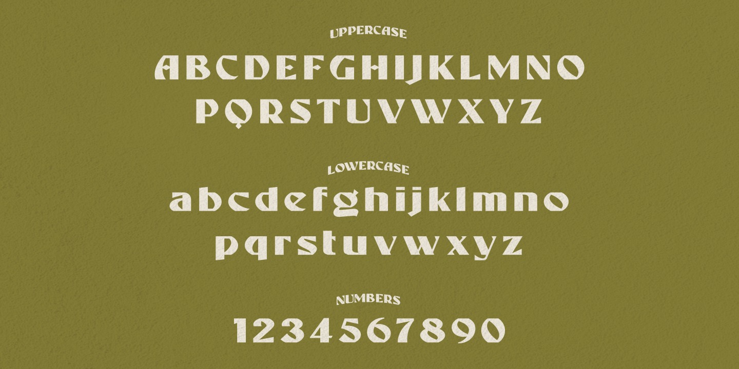 Example font Roseford #7